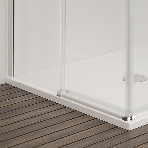 Mampara de ducha en esquina de puertas correderas PROFILTEK Wind WI-220 3 Perfil inferior para mampara de ducha