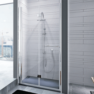 Mampara de ducha de puertas plegables LT/FDP500, modelo LT FDP500