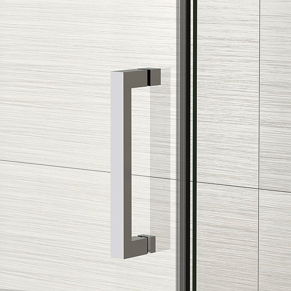 Mampara de ducha de 2 puertas correderas y 2 fijos KR/FDC740 3 Tirador para mampara de ducha