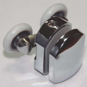Mampara de ducha de 1 puerta corredera y 1 Fijo PR/FDC320 2 Rodamiento mampara para mampara de ducha