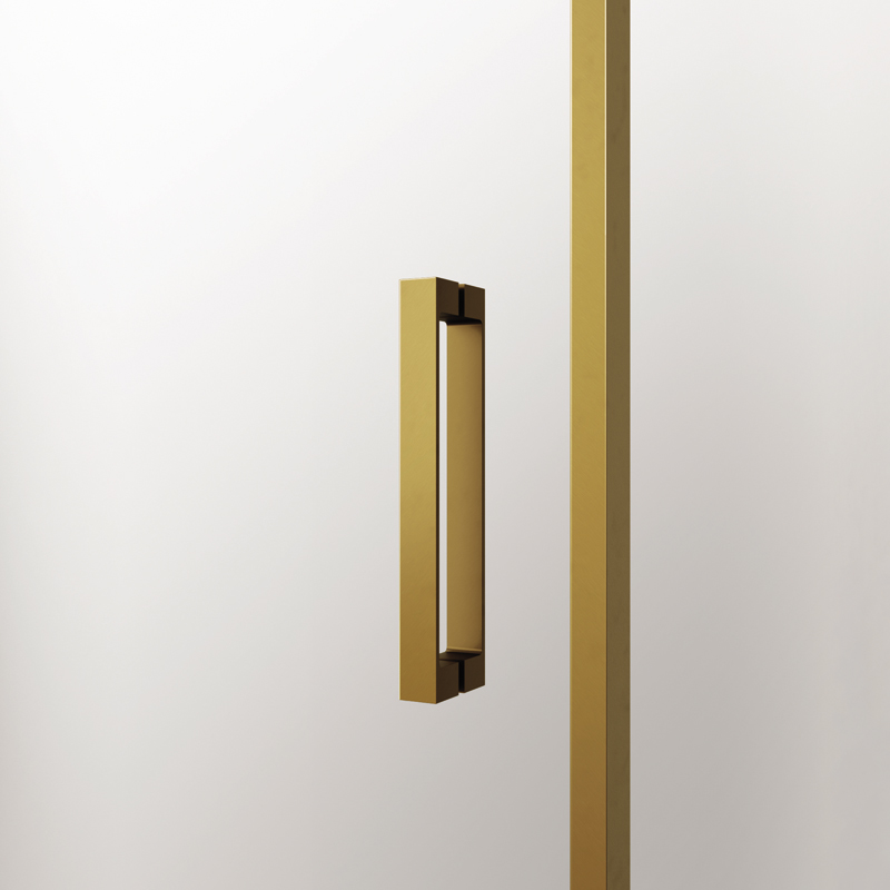 Mampara de ducha en esquina de puertas correderas GME Twenty Gold Angular 5 Tirador para mampara de ducha