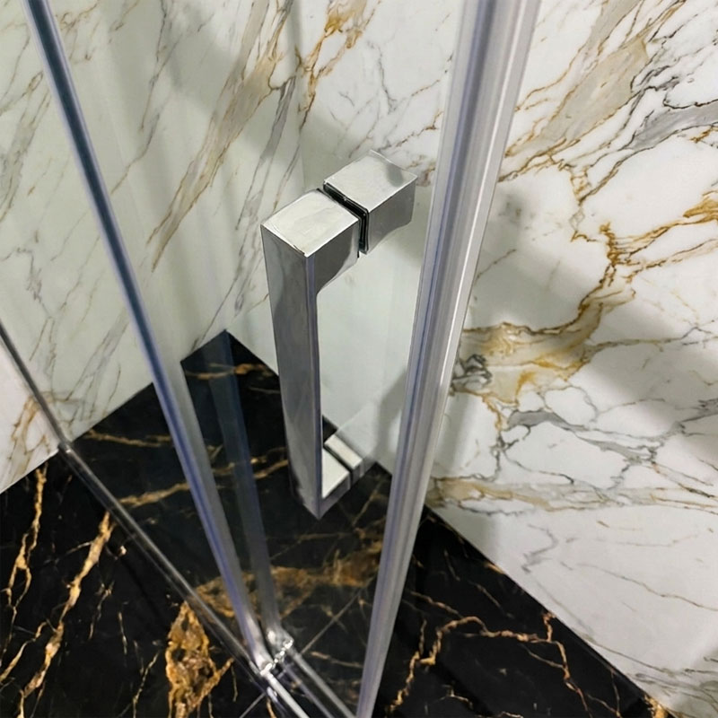 Mampara de ducha de 1 puerta corredera y 1 Fijo CT/FDK600 7 Tirador para mampara de ducha