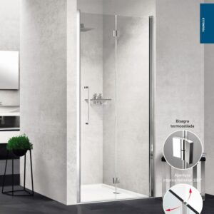 Mampara de ducha de puertas plegables NOVELLINI YOUNG 2.0 1BS