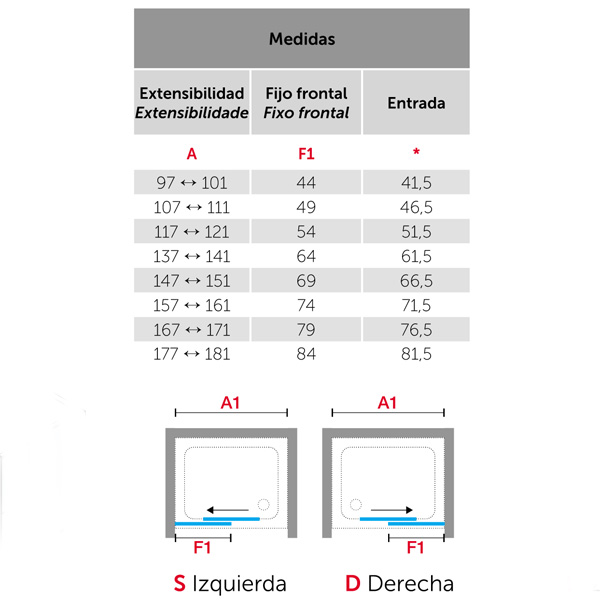 Mampara de ducha de 1 puerta corredera y 1 Fijo NOVELLINI Opera 2P 3 Mampara de ducha de 1 puerta corredera y 1 Fijo NOVELLINI Opera 2P