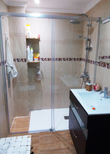 Mampara de ducha de 1 puerta corredera y 1 Fijo GME Basic photo review