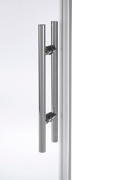 Mampara de ducha de esquina corredera de 2 puertas correderas y 2 fijos de  acero y aluminio - Ideal Mamparas
