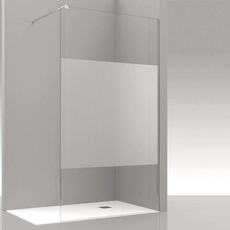 Mampara de ducha de esquina 70 x 70 vidrio transparente Ponsi Gold GOLT7070