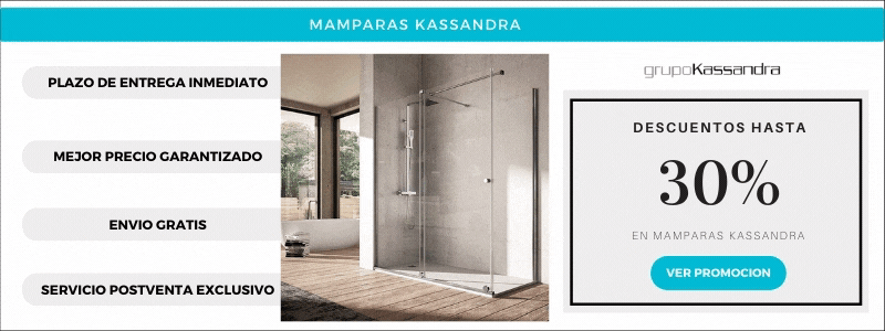 Las mejores ofertas en mamparas de ducha y baño Kassandra