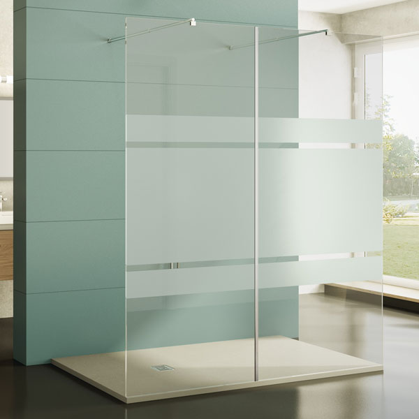 GME Mampara de ducha plegable Glass Combi 1 Esquinera (L x An x Al: 70 x 75  (40/35) x 195 cm, Longitud regulable: 66 cm - 69 cm - 72 cm - 73,5 cm,  Vidrio transparente, Espesor: 6 mm, Plata brillo)