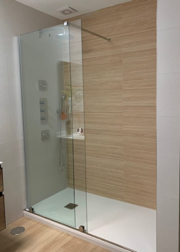 Mampara de ducha de 1 puerta corredera y 1 Fijo HR/FDC700
