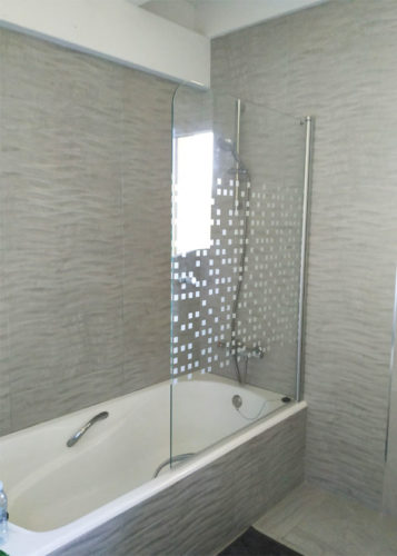 100x140cm Mamparas/pantalla para bañera biombo baño plegable de