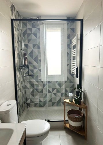 Mampara de ducha de 1 puerta corredera y 1 Fijo GME Twenty Black photo review